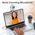 GUSGU G910 2K Quad HD Webcam with Microphone