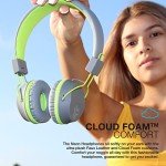 Neon Wireless On-Ear Headphones in Green/Gray