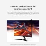 SAMSUNG 24" FHD Curved Computer Monitor 100Hz