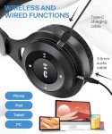 Kids Bluetooth Headphones with Mic for Travel