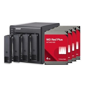 QNAP TR-004 4-Bay USB-C DAS with 12TB Storage