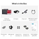 QNAP TR-004 4-Bay USB-C DAS with 12TB Storage