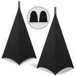 Dofilachy DJ Speaker Stand Covers - 2 Pack