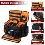 Mecozone DJ Gig Bag with 8 Dividers