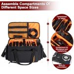 Mecozone DJ Gig Bag with 8 Dividers