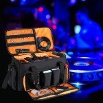Mecozone DJ Gig Bag with 8 Dividers
