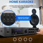 Pyle Bluetooth 5-Channel Home Audio Amplifier