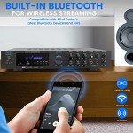 Pyle Bluetooth 5-Channel Home Audio Amplifier