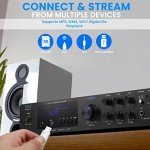 Pyle Bluetooth 5-Channel Home Audio Amplifier