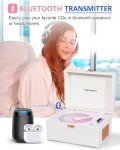 Portable Vintage Desktop CD Player with Bluetooth Speakers