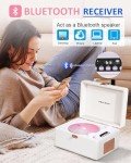 Portable Vintage Desktop CD Player with Bluetooth Speakers