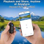 4K Mini Action Camera with Clip for Vlogging