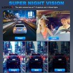 360° 4-Channel FHD Dash Cam with Night Vision