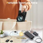 4K 48MP Digital Camera with 180° Flip Screen