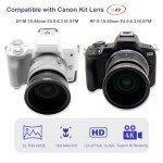 49MM HD Wide Angle Lens for Canon EOS