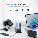 Powdeom 155Wh Portable Power Station for Camping