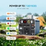 Powdeom 155Wh Portable Power Station for Camping