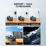 Powdeom 155Wh Portable Power Station for Camping