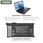 Replacement Laptop Battery for Dell Inspiron Series