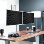 VIVO Dual Monitor Desk Mount - Fully Adjustable Stand