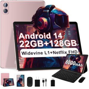 Dghrti 2024 Android 14 Tablet with Keyboard