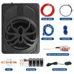 10" 800W Underseat Car Subwoofer with Remote