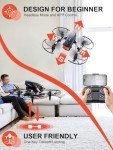 Beginner's Mini Drone with 1080P Camera & 3D Flip