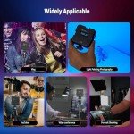 NEEWER Magnetic RGB Video Light, 360° Full Color RGB61 LED Camera Light with 3 Cold Shoe Mounts/CRI 97+/20 Scene Modes/2500K-8500K/2000mAh Rechargeable Portable Photography Selfie Lighting