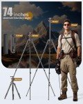 CAMBOFOTO 180cm Professional Photography Tripod with Monopod