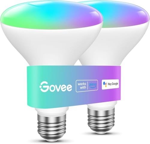 Govee Smart LED Bulbs - Color Changing, 2 Pack
