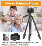 60" Aluminum Tripod with Remote and Travel Bag
