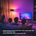 MELPO Bluetooth RGB Color Changing Bulbs (8 Pack)