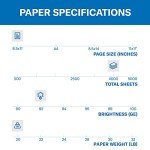 Hammermill 20 lb Copy Paper, 8.5 x 11, 4000 Sheets