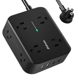 Surge Protector Power Strip with USB Ports
