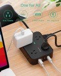 Surge Protector Power Strip with USB Ports