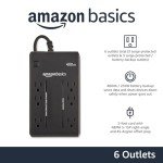 Amazon Basics 400VA Uninterruptible Power Supply with 6 Outlets
