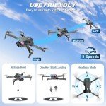 4K Camera Brushless Motor Drone with 2 Batteries