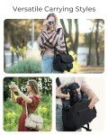 BAGSMART Compact DSLR Camera Bag with Rain Cover