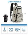 BAGSMART Small Sling Bag for DSLR Cameras