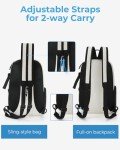 BAGSMART Small Sling Bag for DSLR Cameras