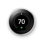 Nest Learning Thermostat - Polished Steel Finish