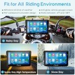 Carpuride W702PRO 7" Waterproof Motorcycle GPS Navigation