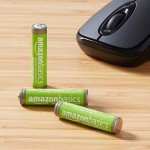 Amazon Basics 24-Pack Rechargeable AAA Batteries, 850 mAh