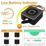 Smart Fingerprint Padlock with App Control