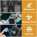 Smart Fingerprint Padlock with App Control