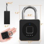 Smart Fingerprint Padlock with App Control