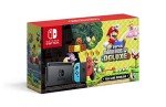 Nintendo Switch Console with Neon Joy-Con & Mario Game