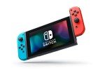 Nintendo Switch Console with Neon Joy-Con & Mario Game