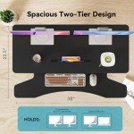 JYLH JOYSEEKER 38" Adjustable Standing Desk Converter