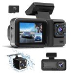 4K Triple Channel Dash Cam with 64GB Card